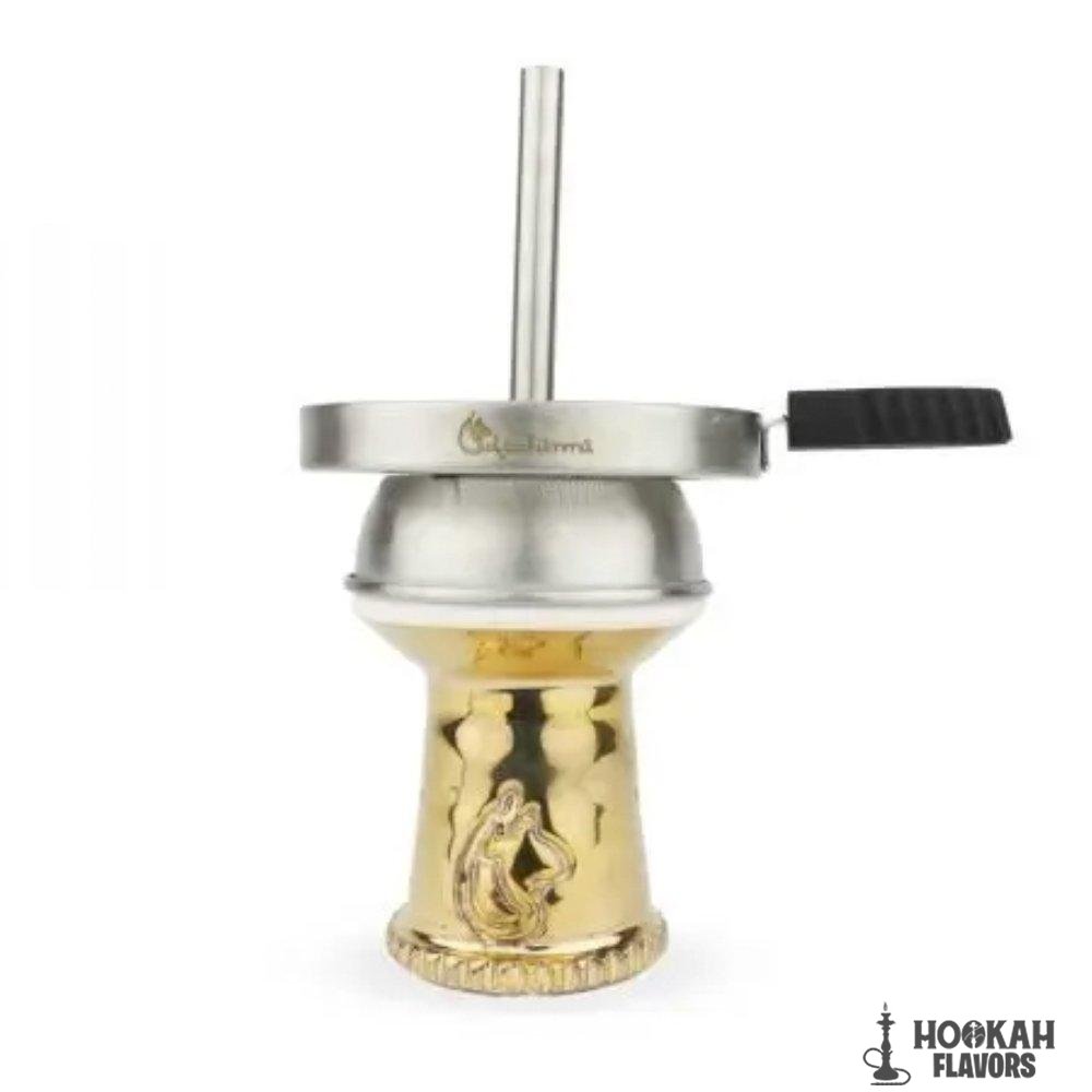 DSCHINNI SHISHA HEAD 24K GOLD PLATED