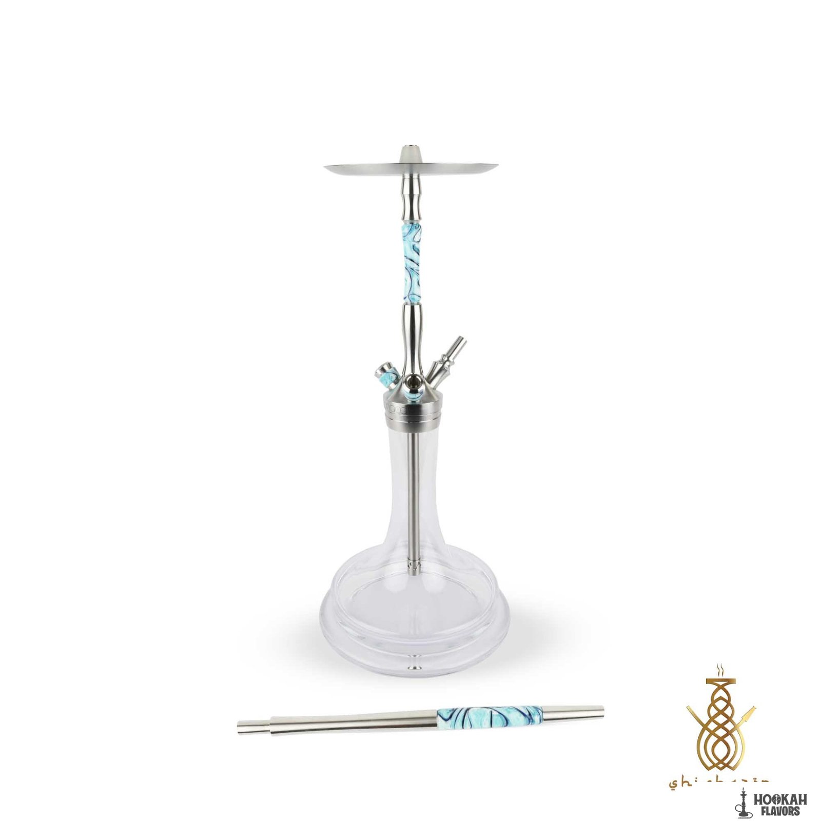 UNION HOOKAH FIBONACCI ACRYL BLUE