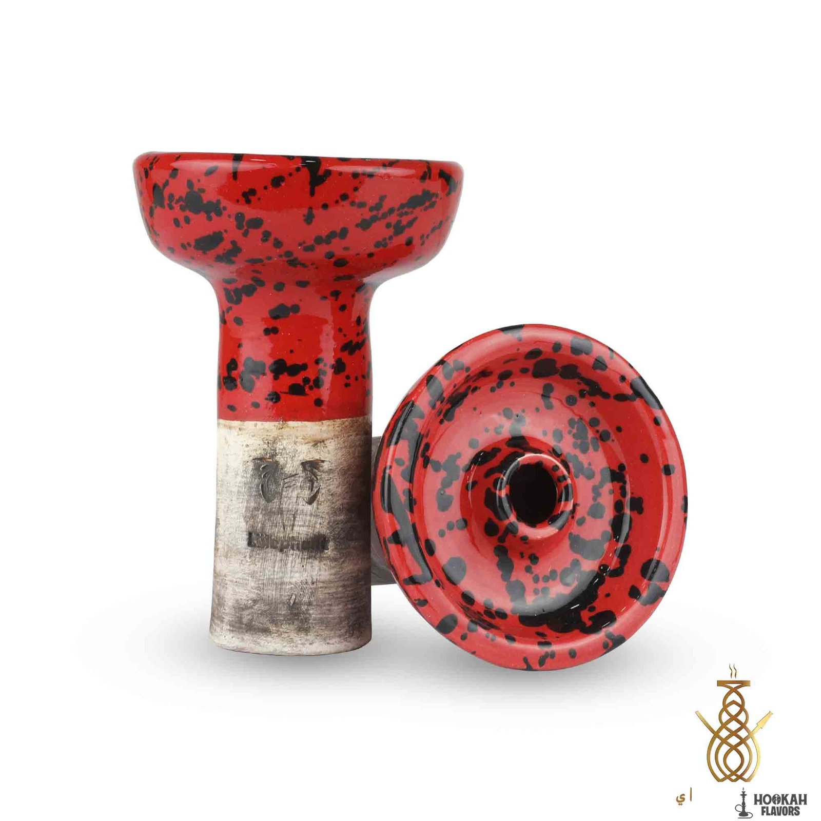 LULEPHANT HOOKAH BOWLS LARGE-RED AND BLACK