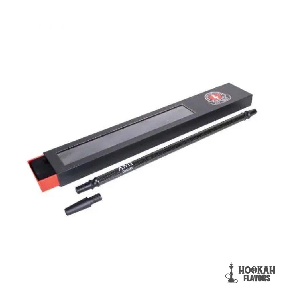 AMY DELUXE CARBON SHISHA HOSE MOUTHPIECE BLACK - MSAL018