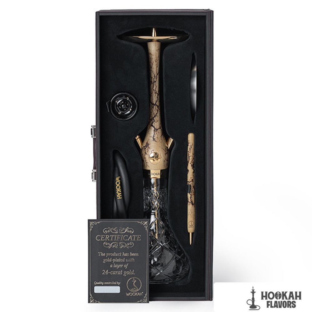 WOOKAH HOOKAH 24K GOLD PLATED GROM OLIVES - Image 2