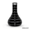 WOOKAH VASE MASTERCUT STRIPED BLACK