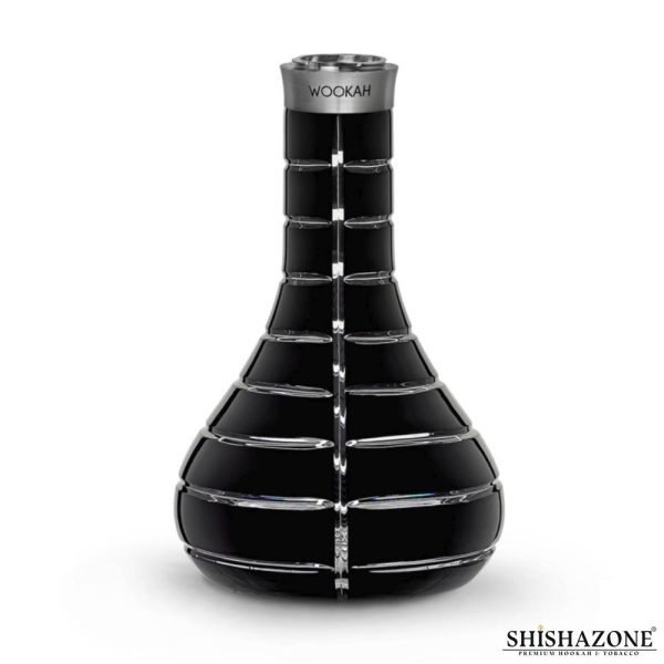 WOOKAH VASE MASTERCUT STRIPED BLACK