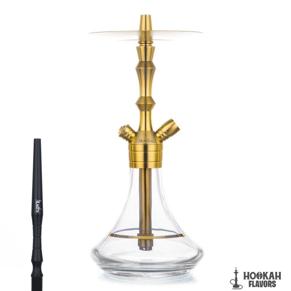 ALADIN SHISHA MVP 360 GOLD LIMITED EDITION - CLEAR