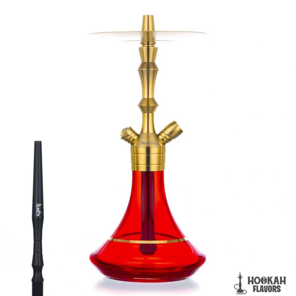 ALADIN SHISHA MVP 360 GOLD LIMITED EDITION - RUBY RED