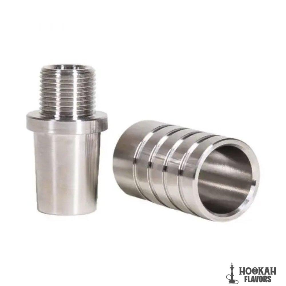 AMY STAINLESS STEEL GROUND JOINT ADAPTER FOR GLASS MOLASSES CATCHER 18/8 – AD009