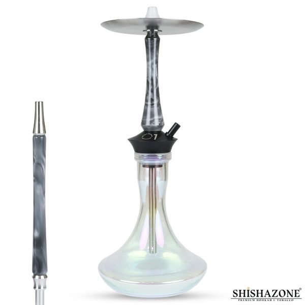 UNION HOOKAH SLEEK ACRYL GREY