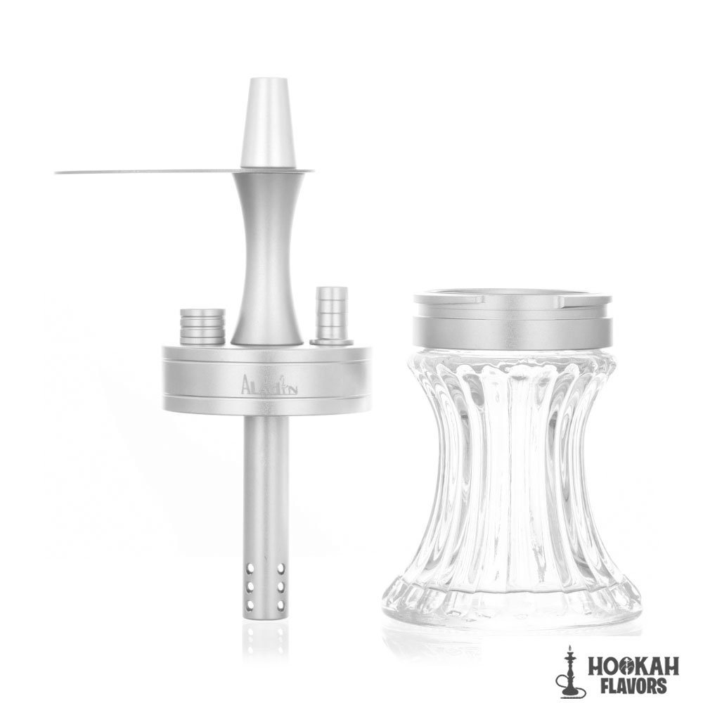 ALADIN SHISHA 2GO PORTABLE SHISHA - SILVER - Image 3