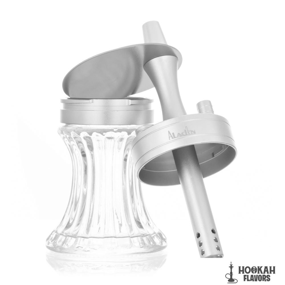 ALADIN SHISHA 2GO PORTABLE SHISHA - SILVER - Image 4