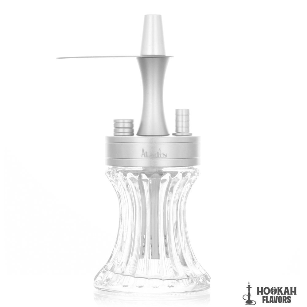 ALADIN SHISHA 2GO PORTABLE SHISHA - SILVER