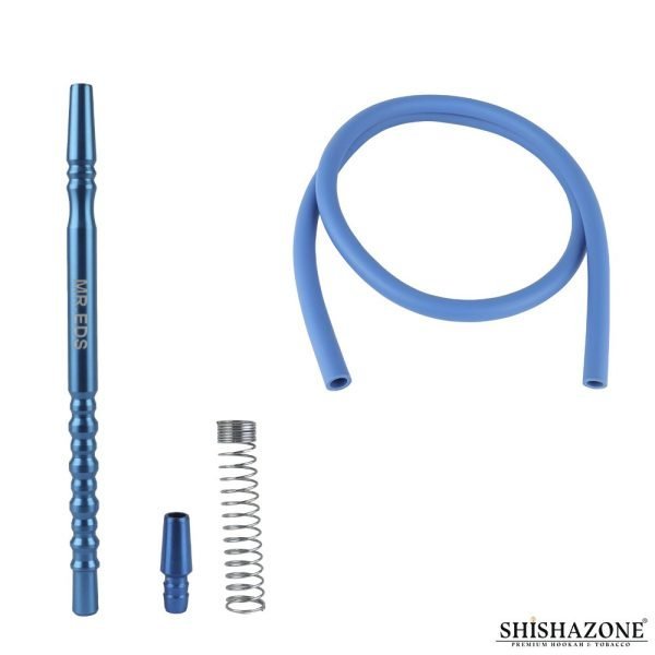 MR.EDS SILICON HOSE WITH MOUTHPIECE - BLUE