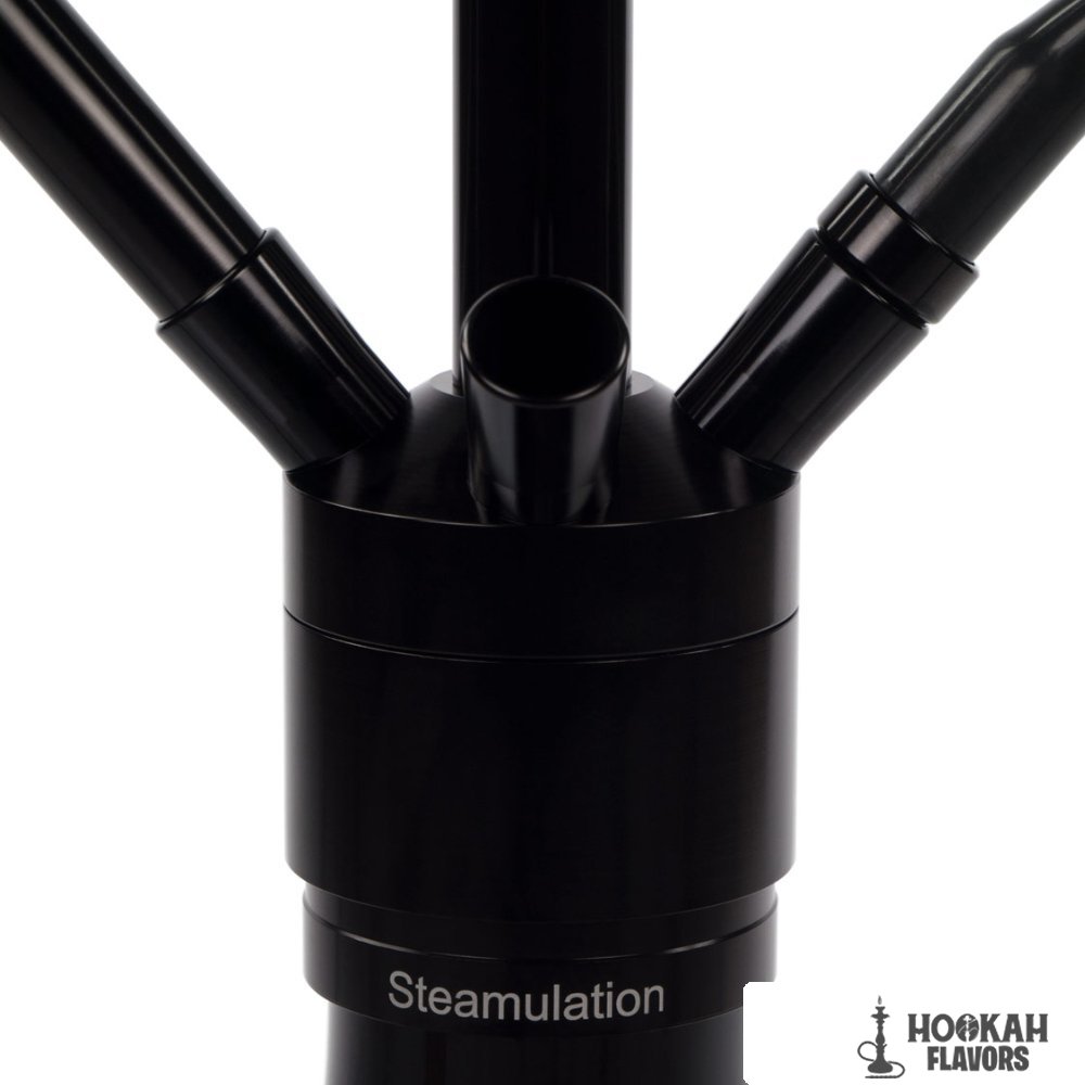 STEAMULATION SHISHA SUPERIOR BLACK POLISHED - Image 5
