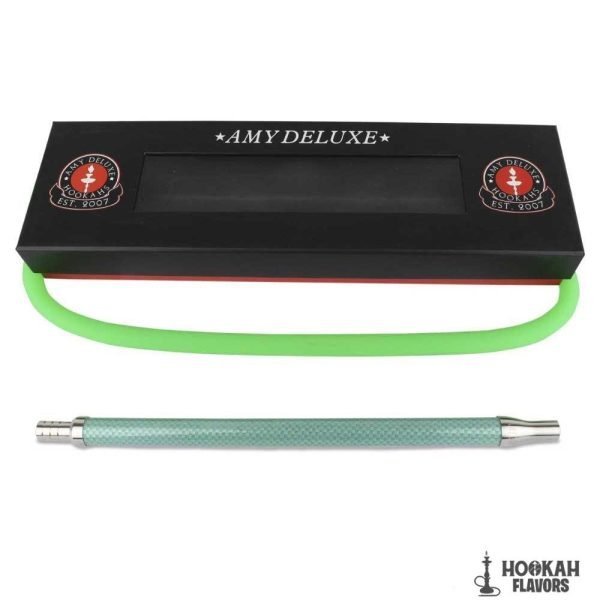 AMY SILICONE HOSE & STAINLESS STEEL MOUTHPIECE IN CARBON - AS03 - Image 4