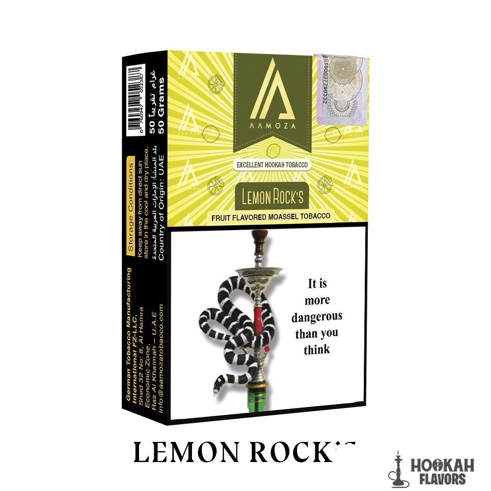 AAMOZA TOBACCO 50 GM - LEMON ROCK'S