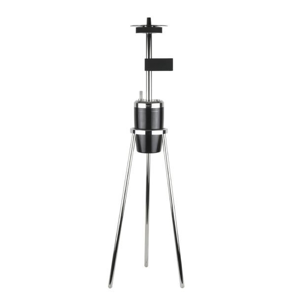 HOOKY STEEL HOOKAH WITH STAND - BLACK - Image 2