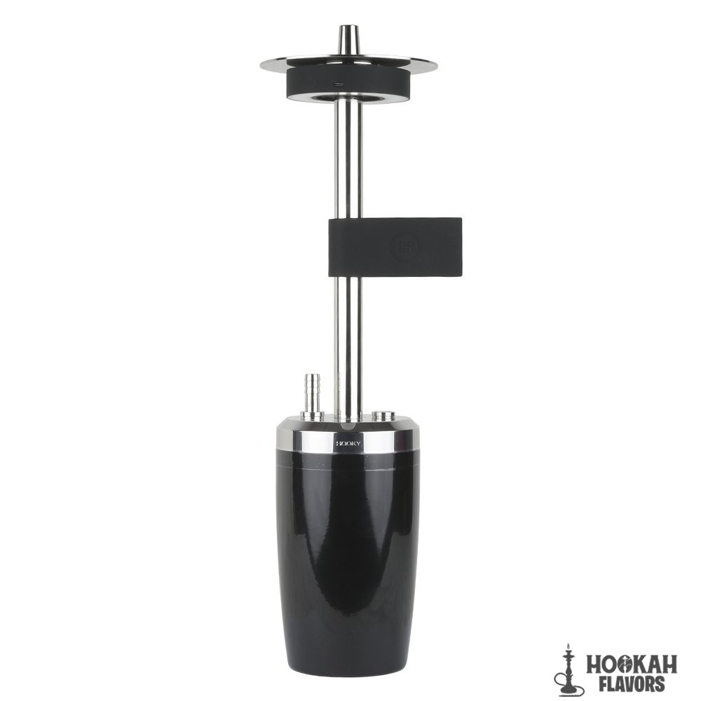 HOOKY STEEL HOOKAH WITH STAND - BLACK