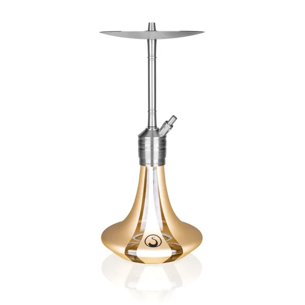 STEAMULATION SHISHA ULTIMATE ONE  GEN II - GOLD MATT METALIC