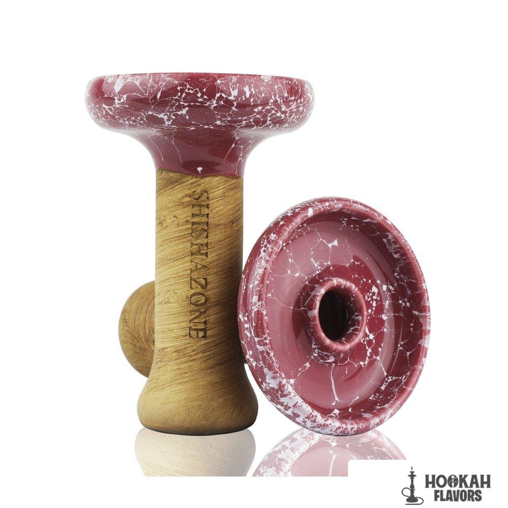 crimson white marble