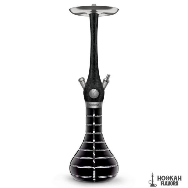 WOOKAH HOOKAH NOX STRIPED BLACK