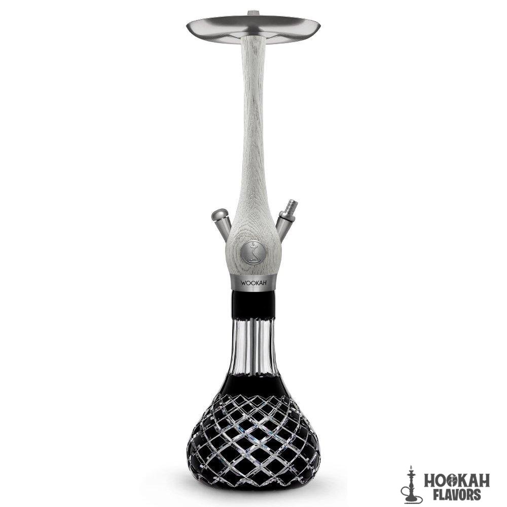 WOOKAH HOOKAH WHITE NOX CHECK BLACK