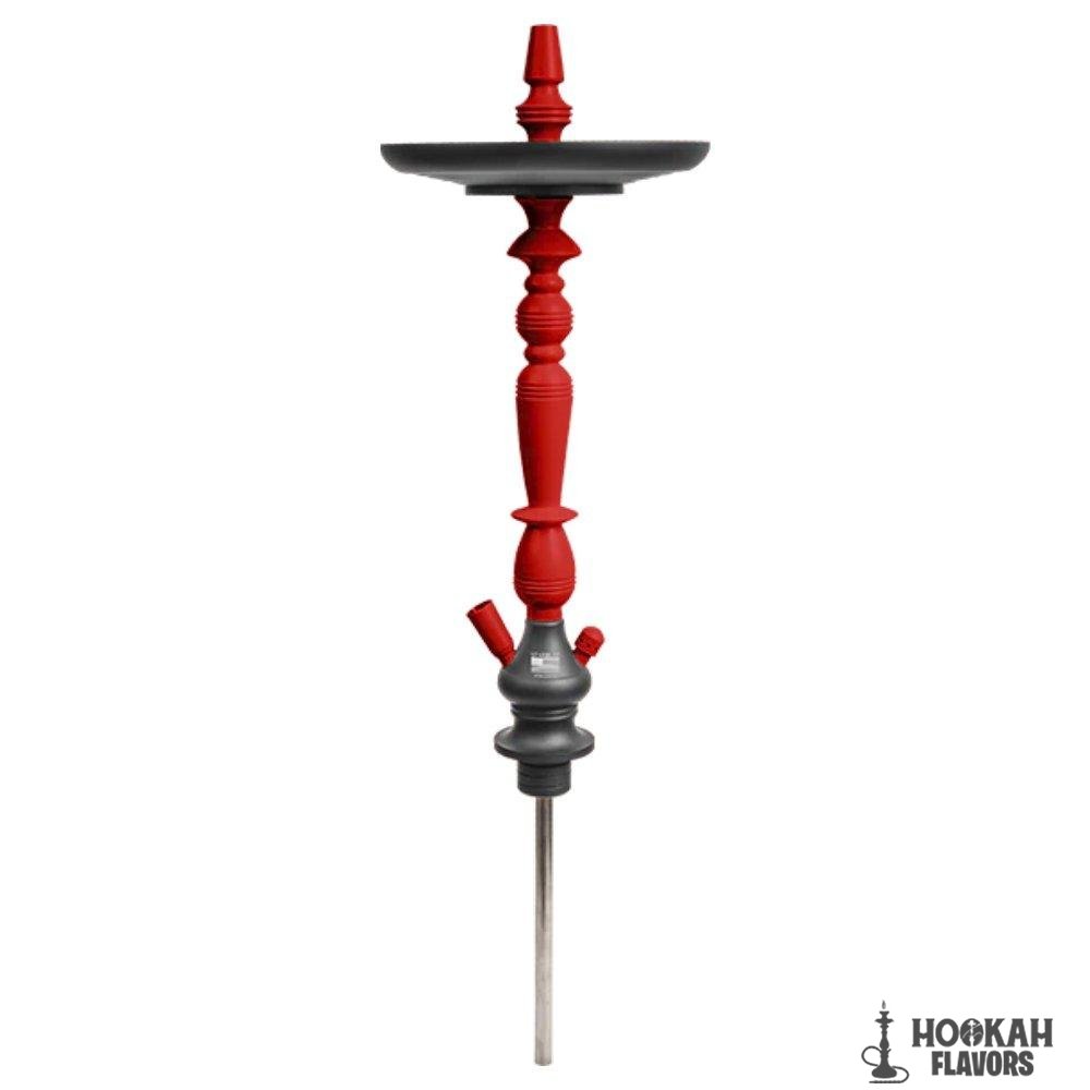 STARBUZZ SHISHA USA HOOKAH REGULAR LASSIE - BLACK RED