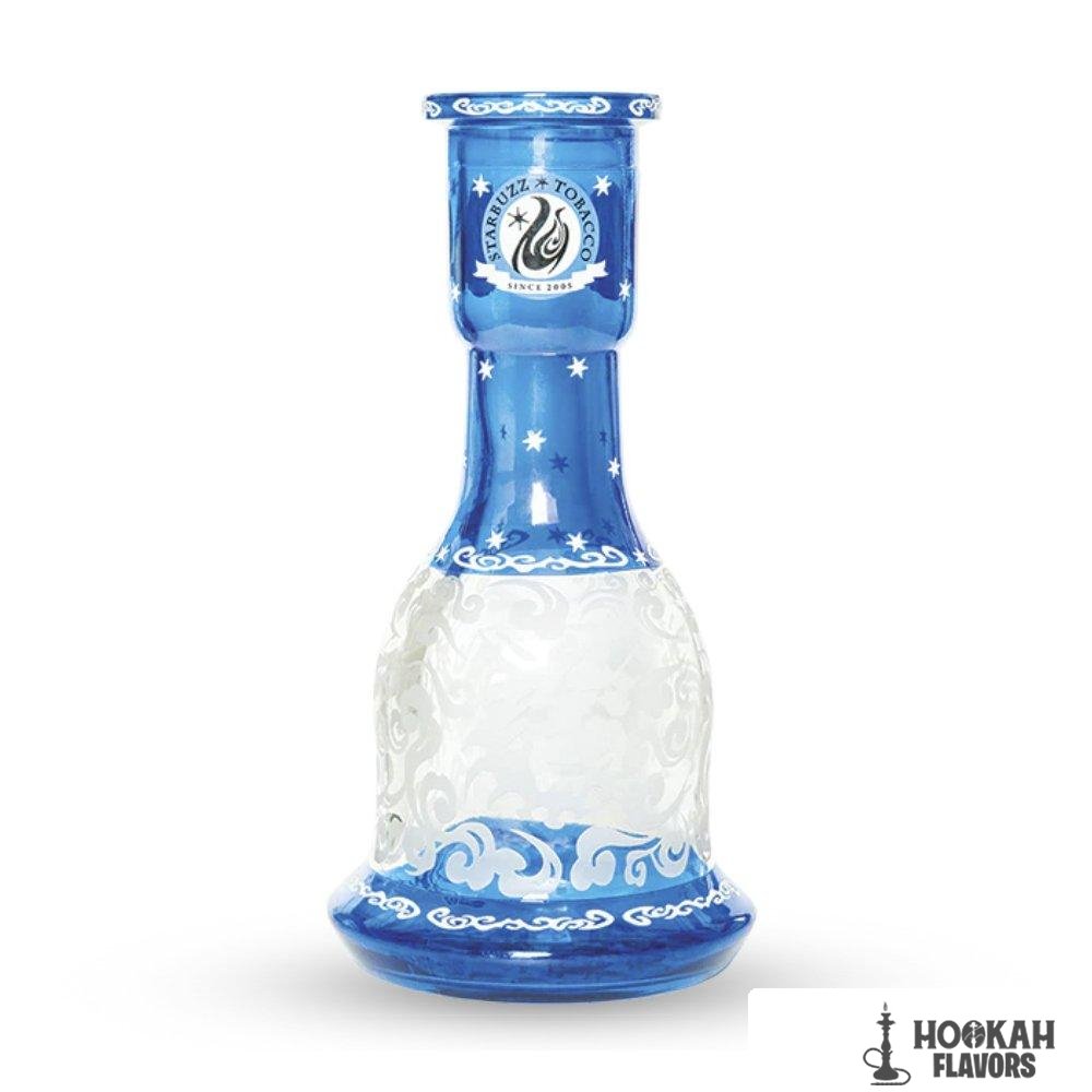 STARBUZZ PREMIUM GLASS VASE - BLUE