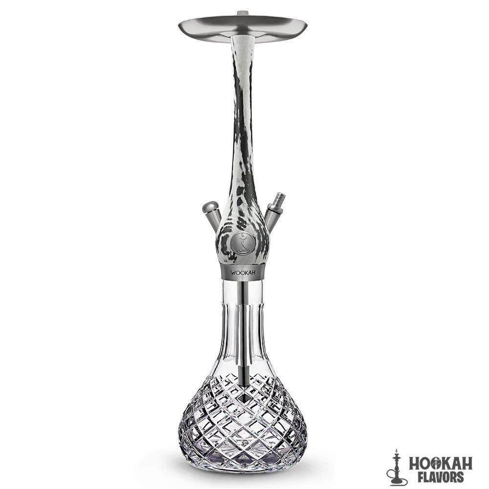 WOOKAH HOOKAH WHITE BLACK CHECK