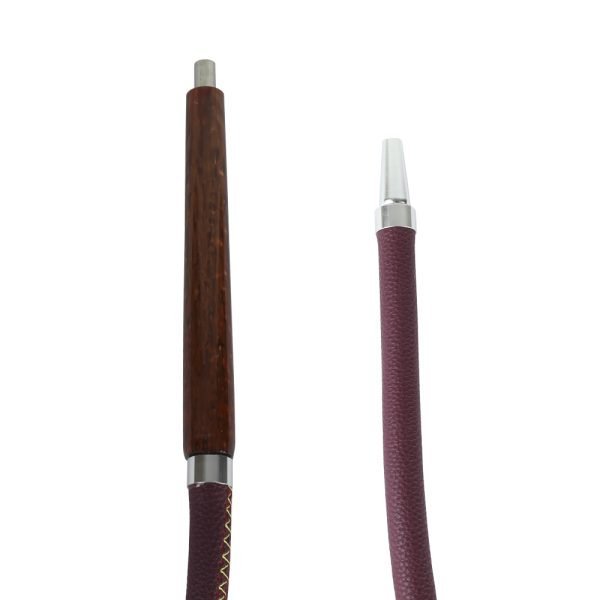 KHATEEB SHISHA LEATHER HOSE - PURPLE