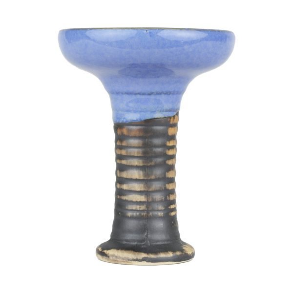KHATEEB SHISHA HEAD TOP GLAZED - BLUE - Image 2