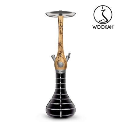 WOOKAH HOOKAH GROM STRIPED BLACK