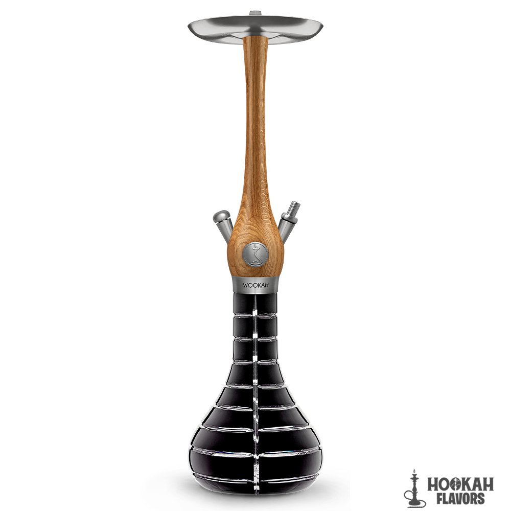 WOOKAH HOOKAH OAK STRIPED BLACK