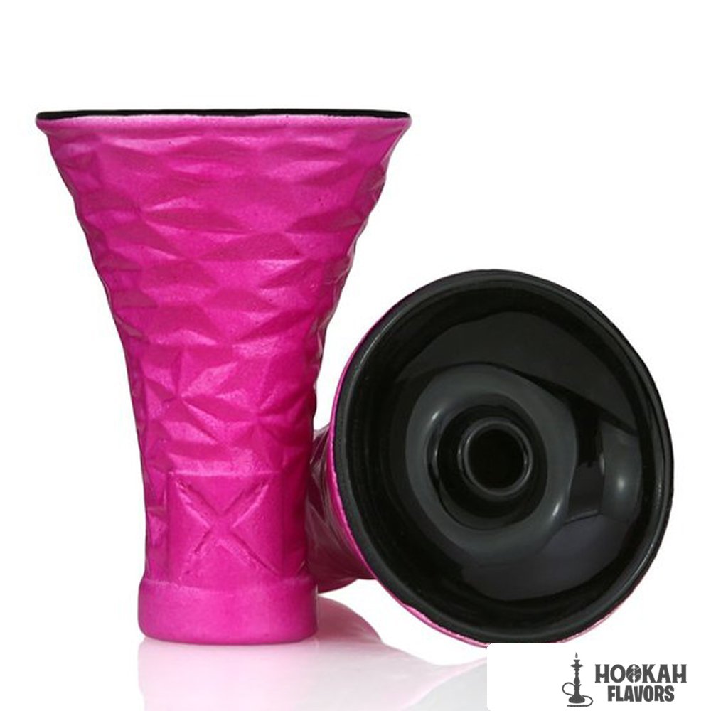 XSCHISCHA POLYGON HOOKAH HEAD - PINK WHITE