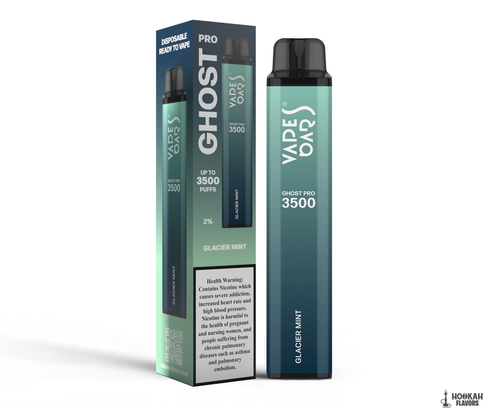 GHOST PRO 3500 20MG - GLACIER MINT