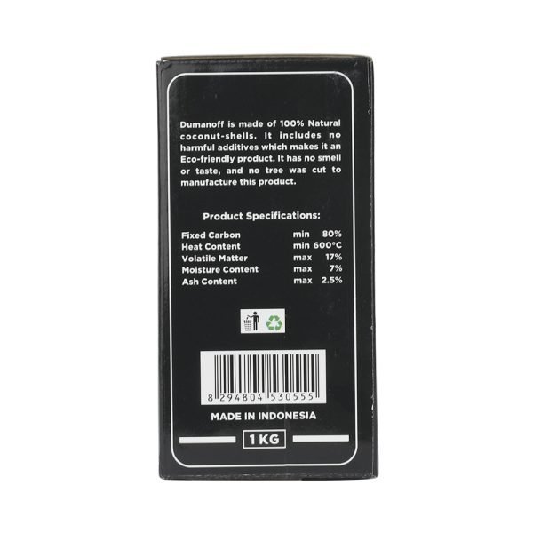 DUMANOFF CHARCOAL CUBE - 1KG - Image 3