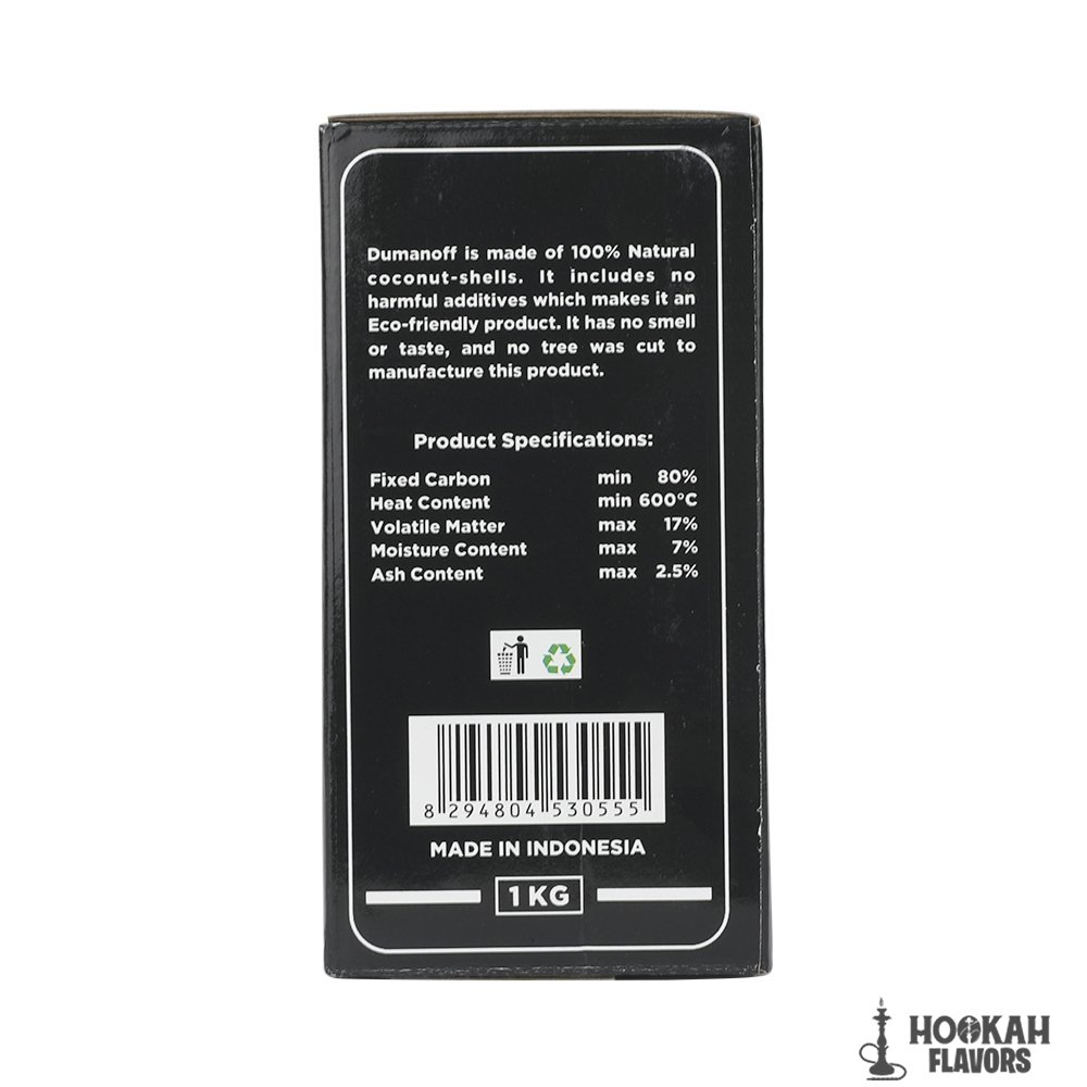 DUMANOFF CHARCOAL CUBE - 1KG - Image 3