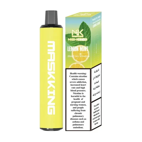 Maskking High GT-S 20mg/Ml-4000 Puffs - Lemon Mint