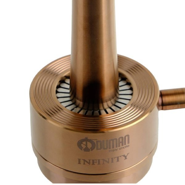 ODUMAN HOOKAH INFINITY - BLACK GLASS BRONZE BODY - Image 3