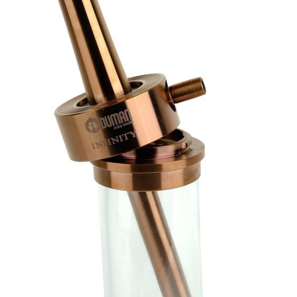 ODUMAN HOOKAH INFINITY - CLEAR GLASS BRONZE BODY - Image 2