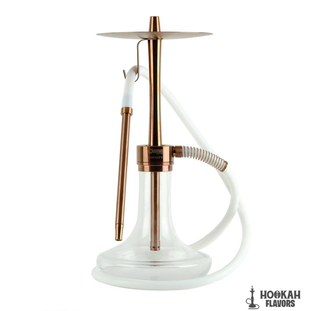 ODUMAN HOOKAH INFINITY - CLEAR GLASS BRONZE BODY