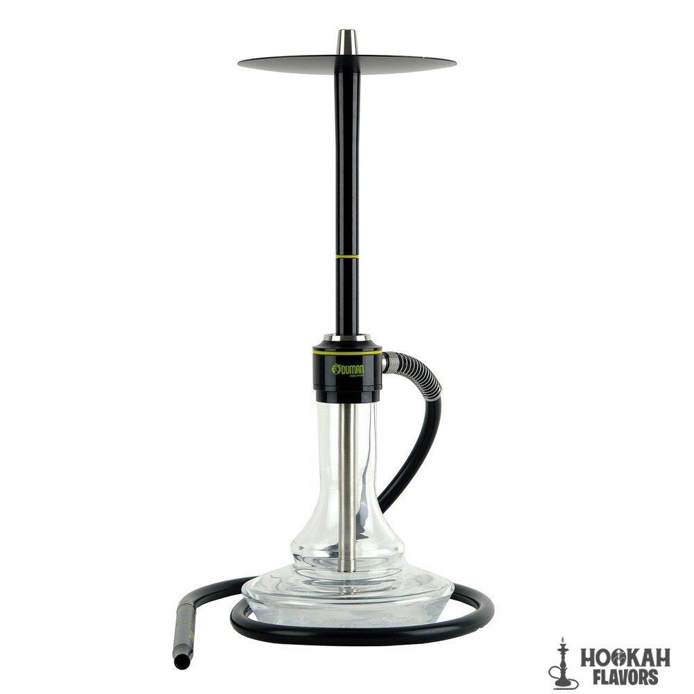 ODUMAN HOOKAH NOVA - CLEAR GLASS BLACK BODY - Image 2