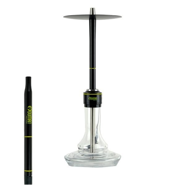 ODUMAN HOOKAH NOVA - CLEAR GLASS BLACK BODY
