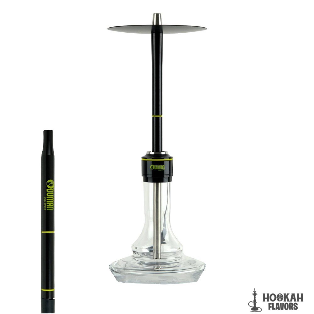 ODUMAN HOOKAH NOVA - CLEAR GLASS BLACK BODY