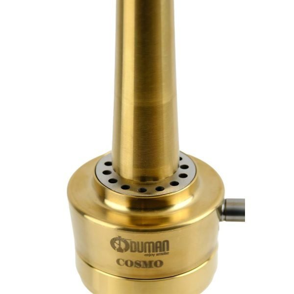 ODUMAN HOOKAH COSMO - GOLD BODY WHITE GLASS - Image 2