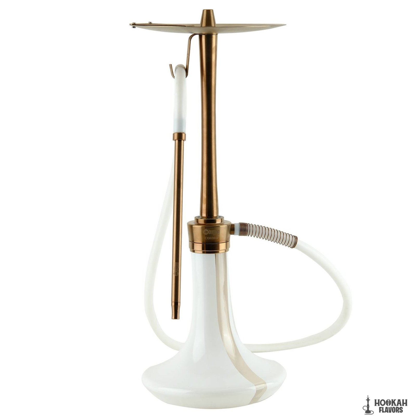ODUMAN HOOKAH COSMO - BRONZE BODY WHITE GLASS