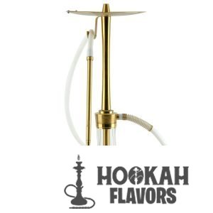 ODUMAN HOOKAH COSMO - GOLD BODY CLEAR GLASS