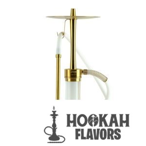 ODUMAN HOOKAH INFINITY - WHITE GLASS GOLD BODY