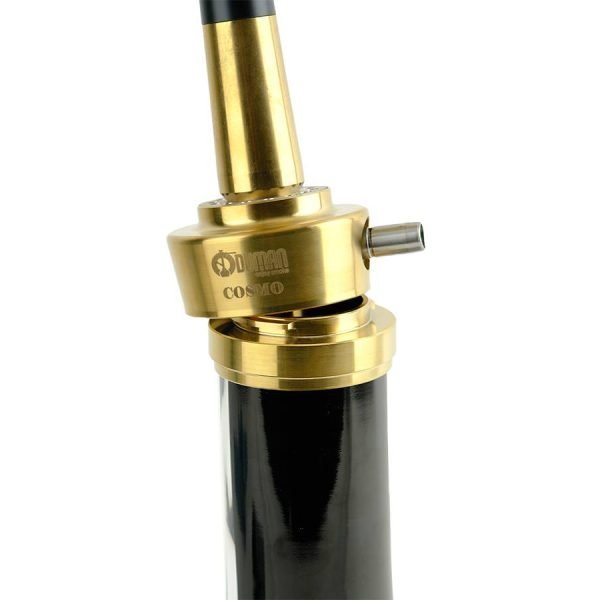 ODUMAN HOOKAH COSMO - GOLD/BLACK BODY BLACK GLASS - Image 5