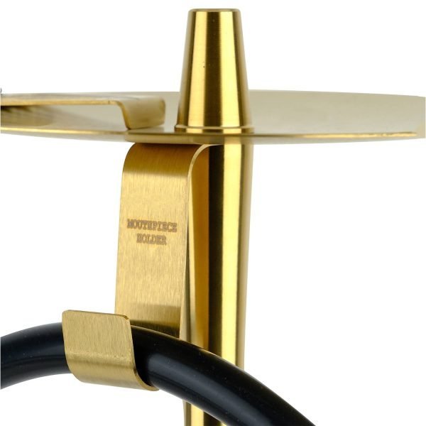 ODUMAN HOOKAH INFINITY - BLACK GLASS GOLD BODY - Image 2