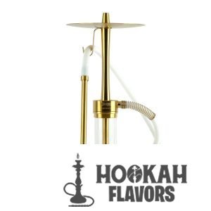 ODUMAN HOOKAH INFINITY - CLEAR GLASS GOLD BODY