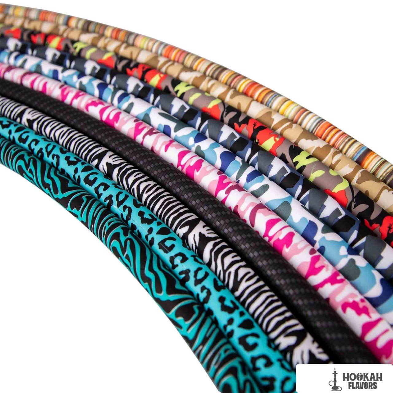AMY SILICON HOSE  -PATTERNS  Green Gray